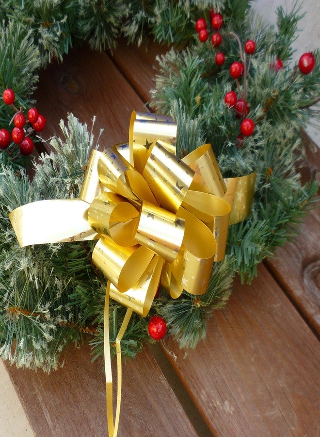 GiftWrap Etc. Christmas Gift Pull Bows - 5" Wide, Set of 9, Red, Green, Gold, Stripes, Swirls, Gift Bows, Christmas Presents, Birthday, Boxing Day, Hanukkah, Wreath, Swag, Christmas Tree, Fundraiser - Image 5